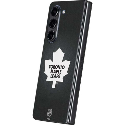 NHL Toronto Maple Leafs Black Background Galaxy Z Fold5 5G Skin